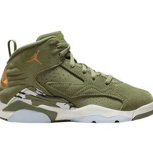 Nike Jordan MVP Sky J Light Olive Sneaker Size 7.5